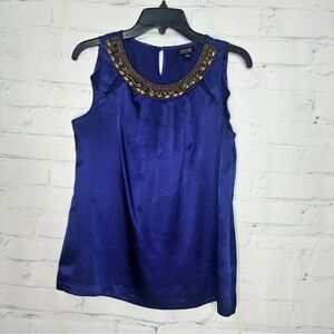 Nicole Miller medium purple top